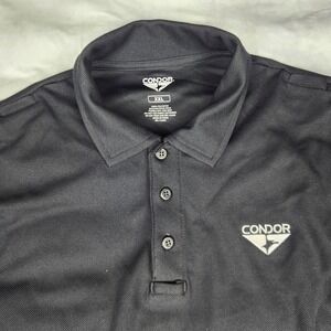Condor Tactical Shirt Men's XXL Black Long Sleeve Combat Ripstop Outdoor Casual